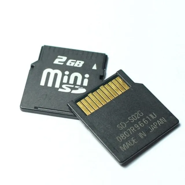 Mini SD memory card 2 GB