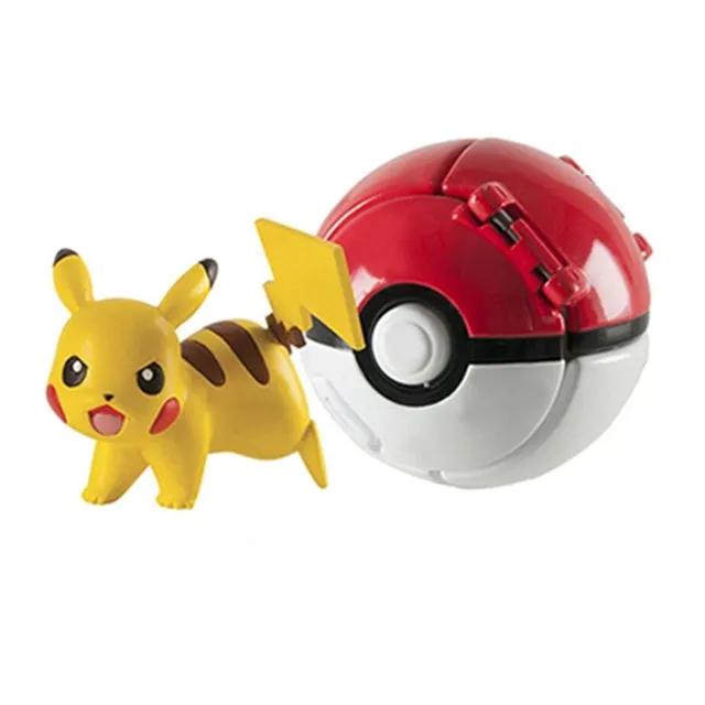 Pokémon z rzucaniem pokébal otwierający - różne typy