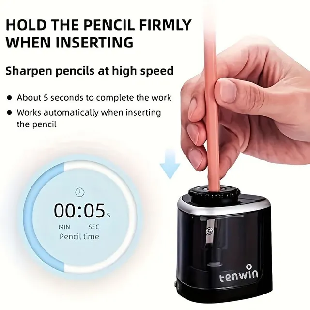 Electric Pencil sharpener - Table, Automatic, Office Needs