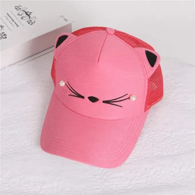 Girl baseball cap with net © Cat, Ears