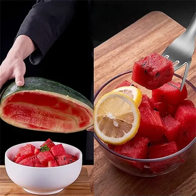 Watermelon slicer with fork Weaver