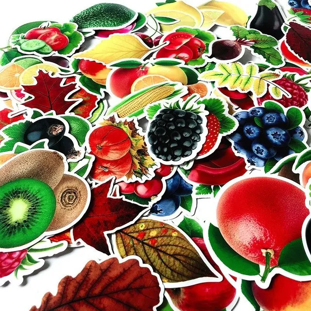 Sticker fruit 100 pcs