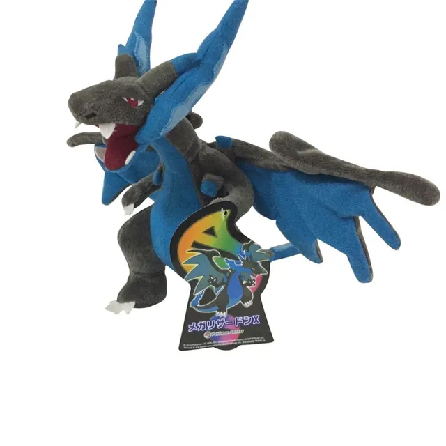 Plüss Pokémon baba figurák Charizard X 25cm