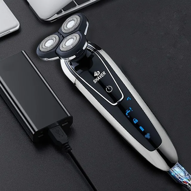 Wireless electric razor for men
