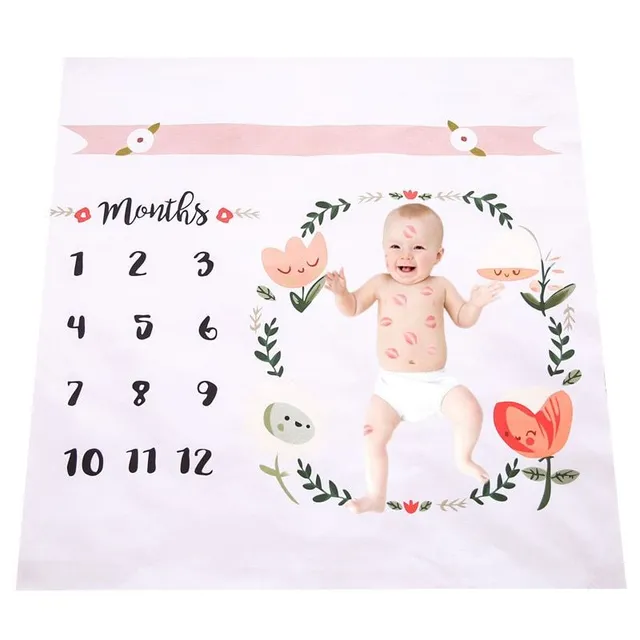 Cute baby blanket for baby portraits