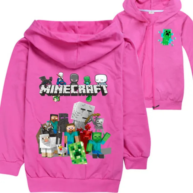 Minecraft mikina pre chlapcov aj dievčatá