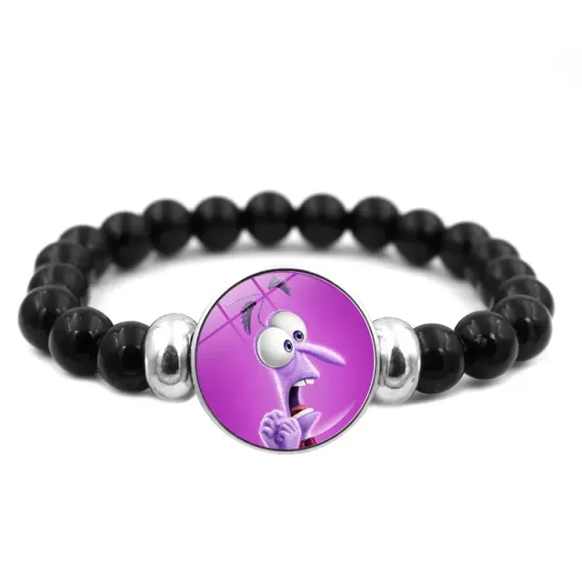 Colorful baby bead bracelet with pictured figure from a fairy tale In the head 2 - Inside Out 2