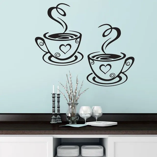 Wall sticker with coffee Vezel