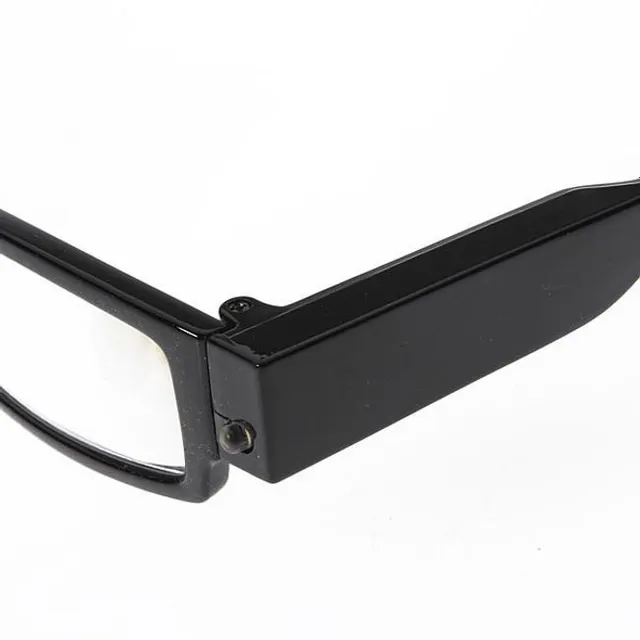 Dioptric reading glasses with LED lighting