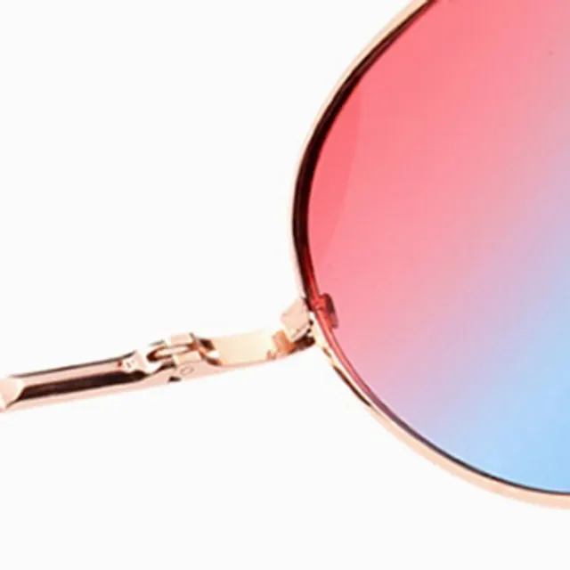 Summer stylish original sunglasses in the shape of a heart - more colored variants