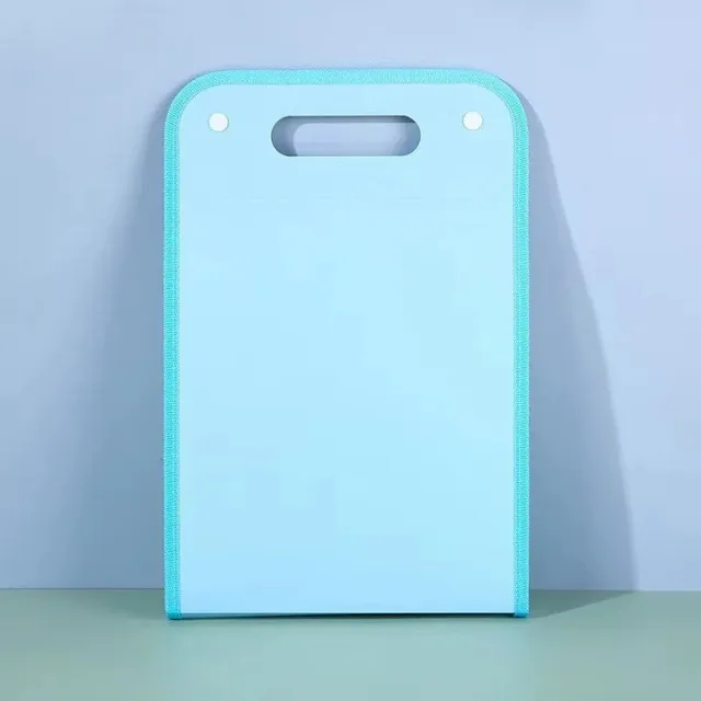 Portable folding board for documents A4 with 13 pockets