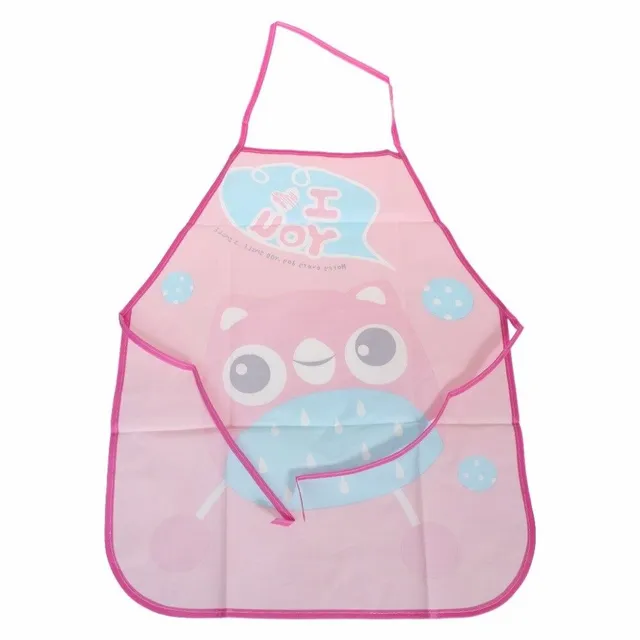 Children's kitchen apron with sleeves