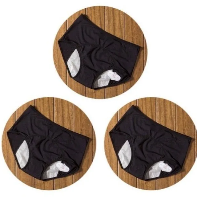 Set of high waisted menstrual panties 3 pcs - more colours