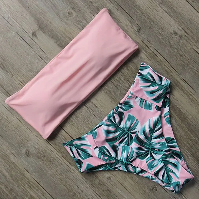 Women's two-piece swimsuit without strap