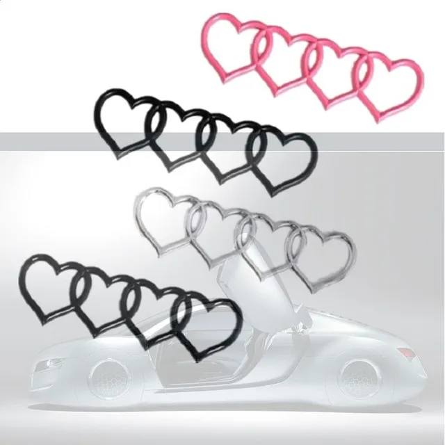 Heart logo on the rear boot of the Audi