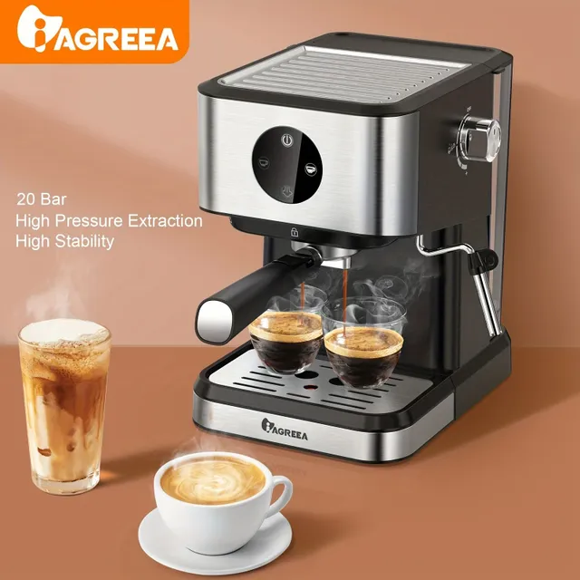 Dotykový kávovar na espresso s digitálním displejem