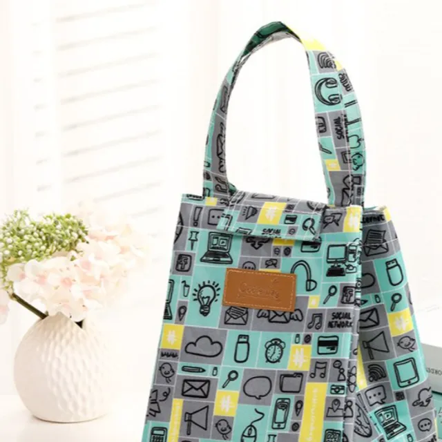 Módna taška na obed v krásnom dizajne style 2-F
