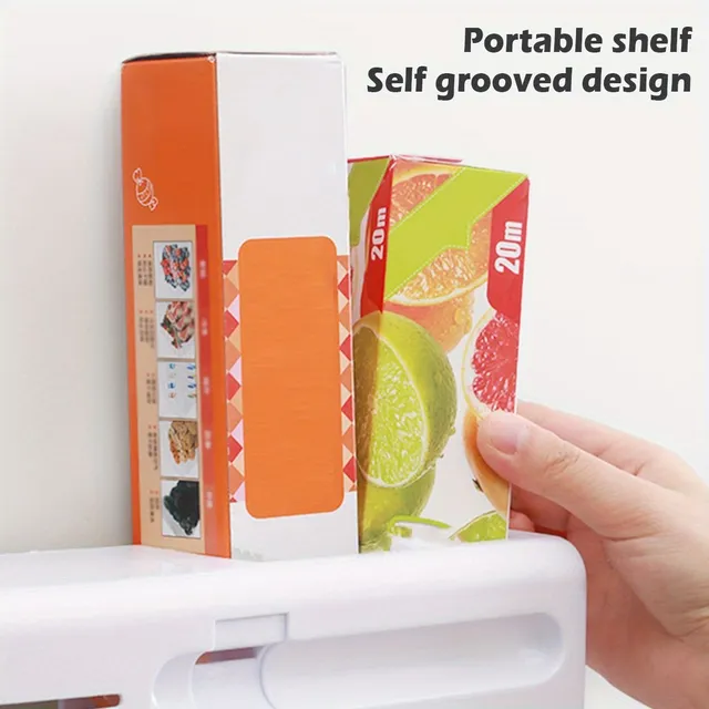 Holder for bags, foil and paper 6v1 - Wall organizer for the kitchen