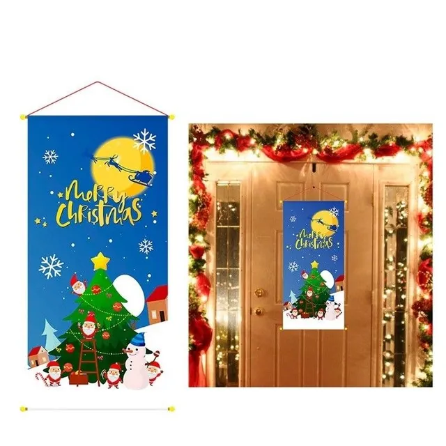 Christmas decorations for doors