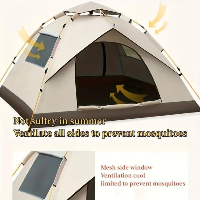 Fully automatic tent for outdoor camping - suitable for family, friends and picnics