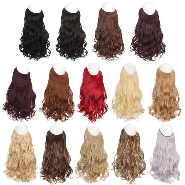 Synthetic hair extensions