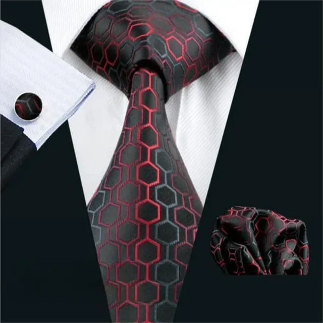 Men's formal luxury set | Tie, Handkerchief, Cufflinks