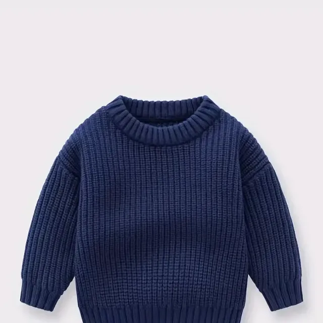 Warm and stylish knitted sweater for your bug - warms and delights in the winter months