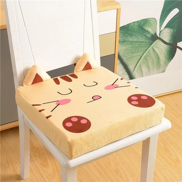 Children's chair seat cushion animal