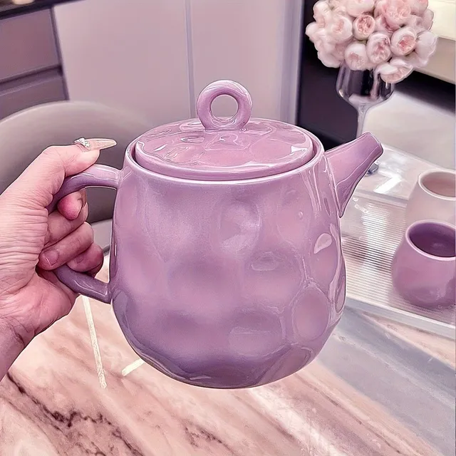 Set of 8 Pieces of Purple Taro Cold Kettle