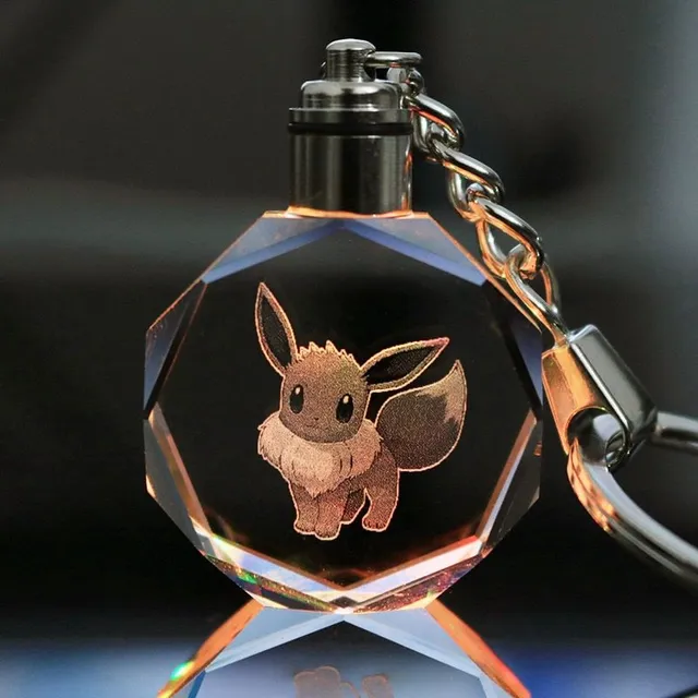 Kryształowy wisiorek LED Pokémon