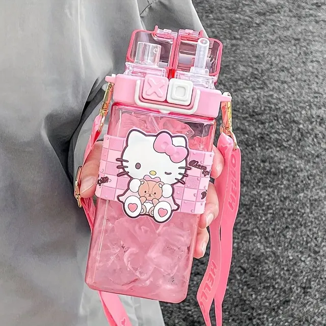 Hellokitty Hrnek Na Vodu, Přenosný Plastový Kelímek Na Pití