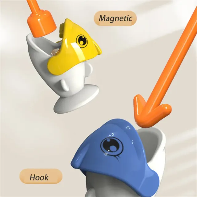 Children's set of fishing games with magnetic toys