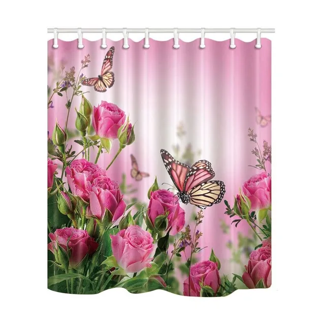 Shower Will Pattern Butterfly Ryan 1 m