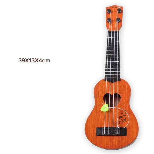 Children's ukulele in three colours