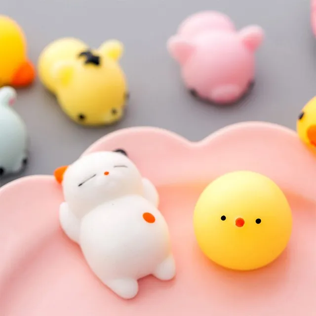 Anti-stress toy in the form of an animal