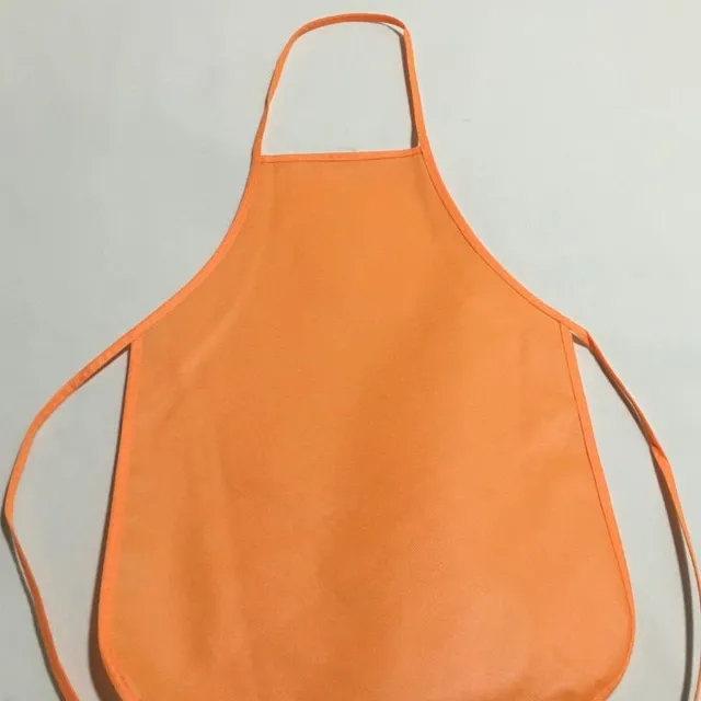 Baby waterproof single color apron Noah