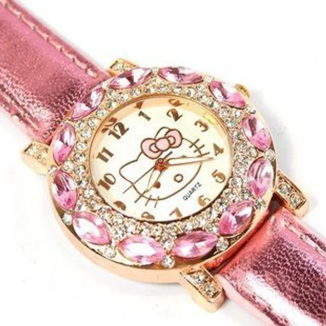 Zegarek na rękę dla dziewczyn z gwoździami | Hello Kitty