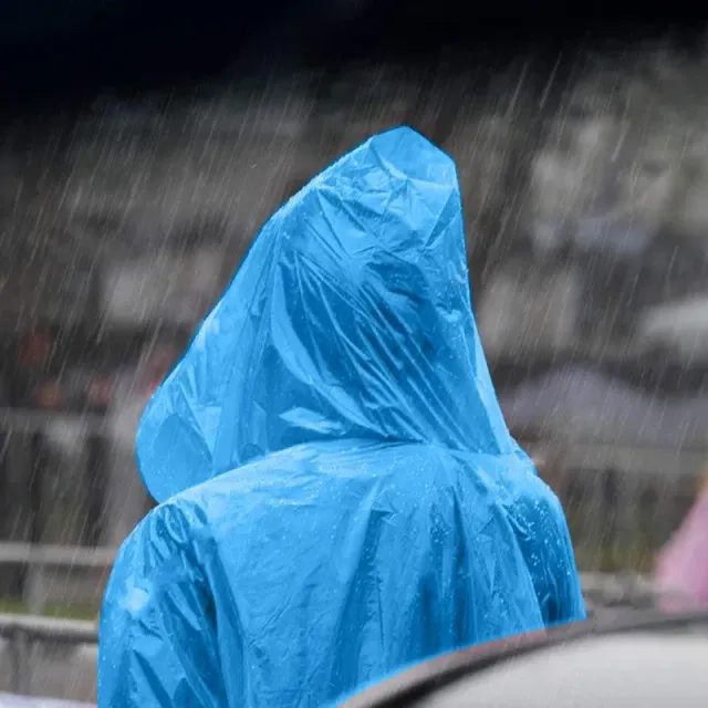 Imperméable transparent en EVA pour femmes et hommes avec capuche pour activités en extérieur