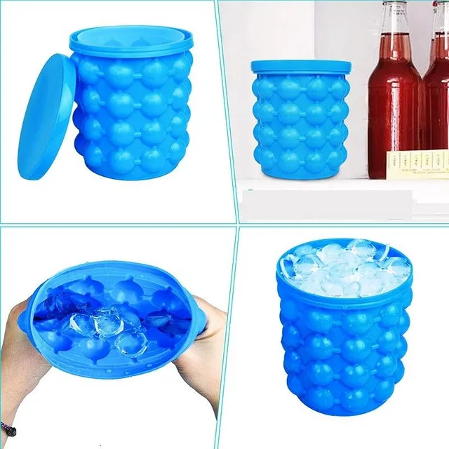 Silicone ice vessel