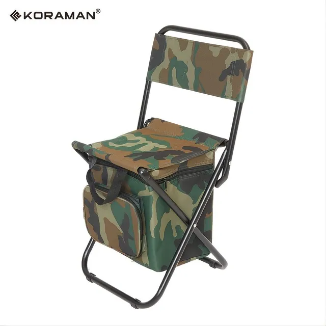 Folding beach and fishing chairs with backrest