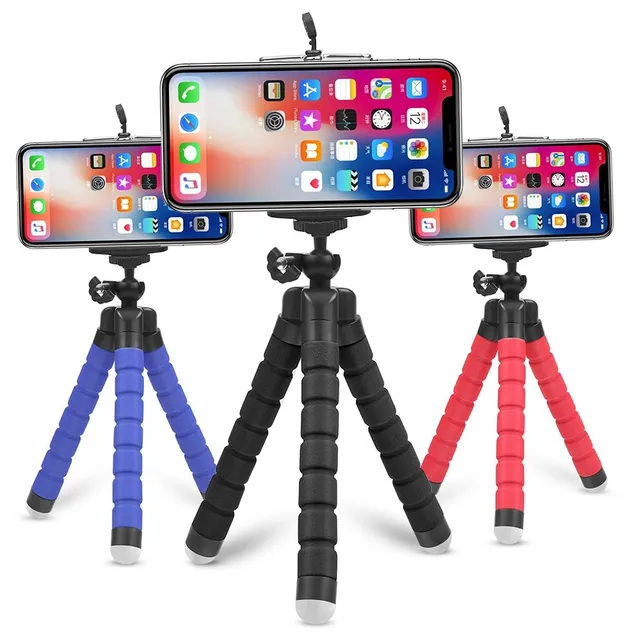 Flexible mini tripod for mobile phone