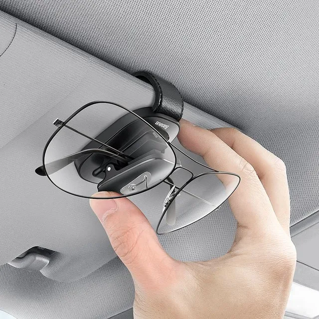 Luxurious sunglasses holder for the car