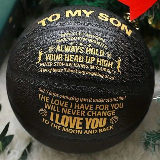 Show love to your son with this basketball gift
