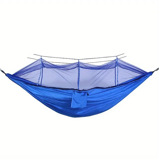 Anti-cottage double hammock with mosquito net for outdoor camping and home use