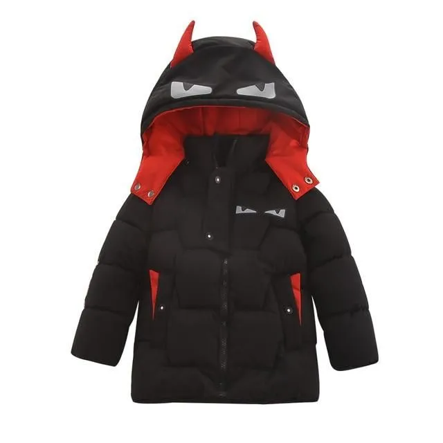 Lange Winterjacke für Kinder