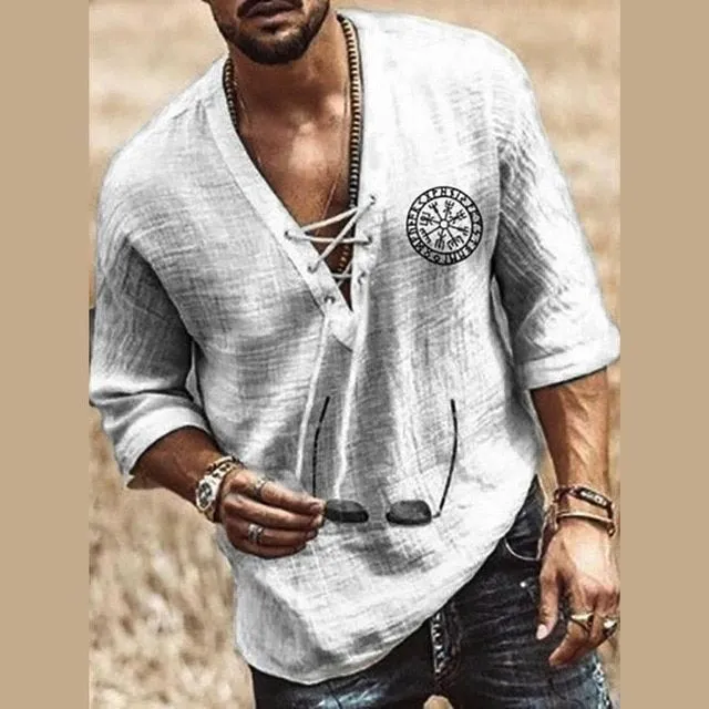 Men's retro summer shirt