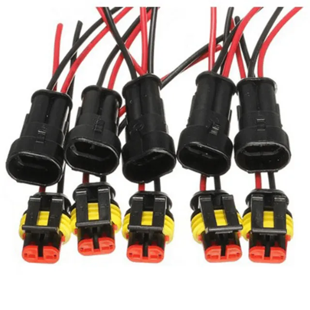 Waterproof Hid connectors, 1/2/3/4pin for electrical installation of vehicles, conductor connector, truck cabling