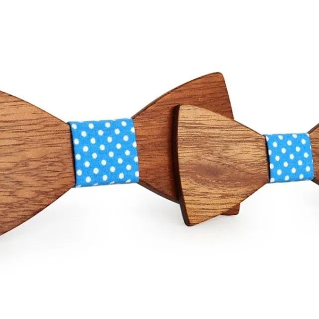 Wooden bow tie - men's + children's - 10 variants