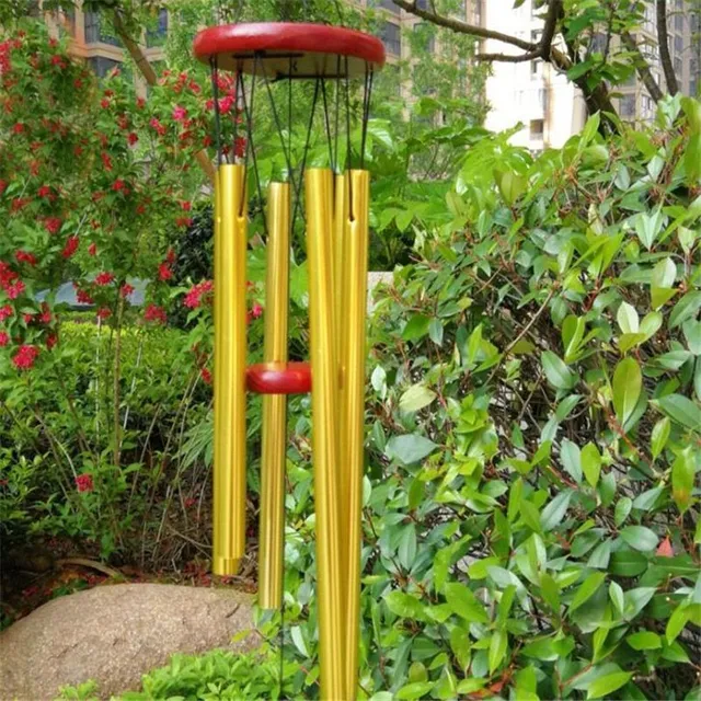 Medený dekoratívny zvonkohra do záhrady
