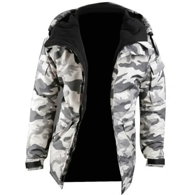 Men's winter camouflage jacket windproof - 2 types